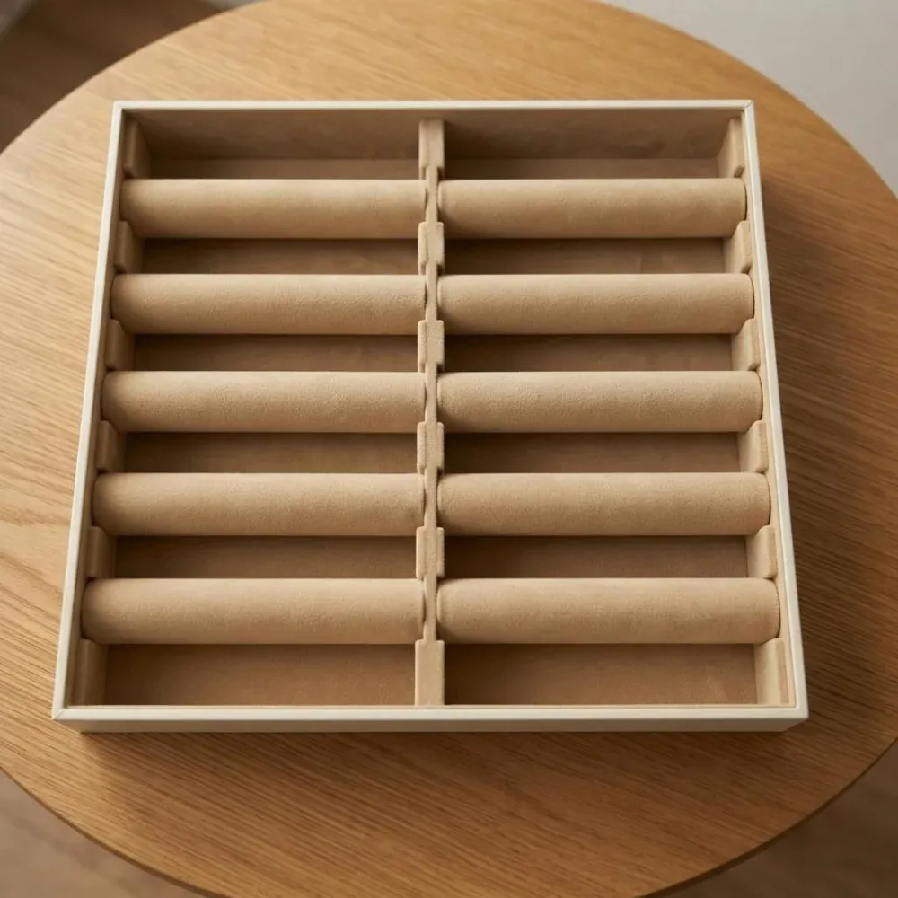 Champagne Gold luxury jewellery safe with 11 drawers – 3