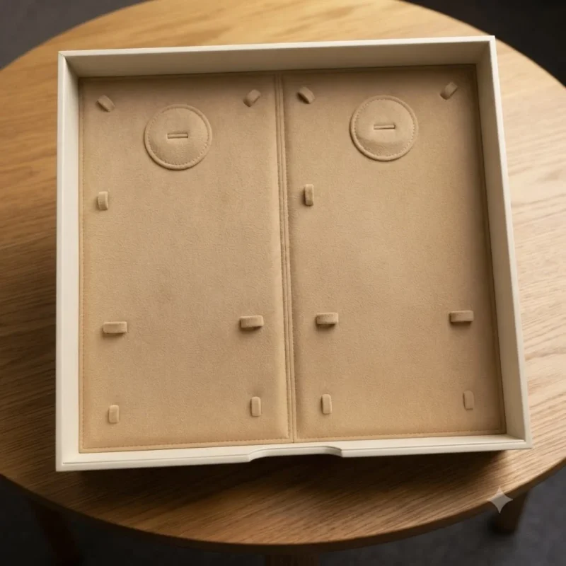 Custom jewellery safe design 13 with velvet-lined drawers