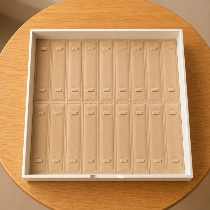 Custom jewellery safe design 5 with velvet-lined drawers